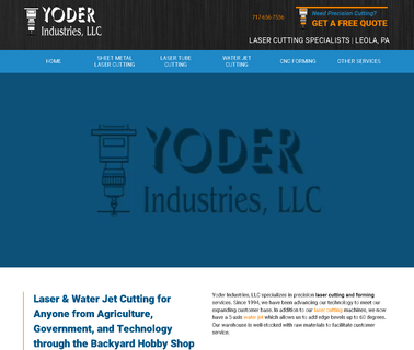Pa Laser Cutting and Forming Cnc Metal Cutting Yoder alloy aluminum outdoor