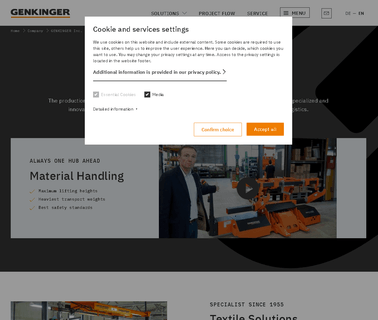 Genkinger: Genkinger  used handling equipment