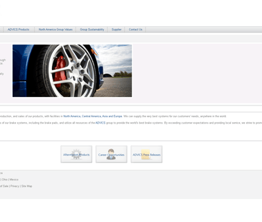 Advics North America brake rotors pads