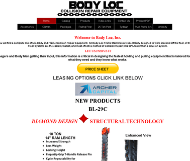 Body Loc Collsion Repair Equipment car straightening