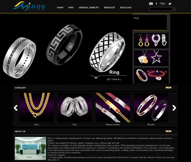 Dongguan Minos Stainless Steel Jewelry stainless steel chain bracelet