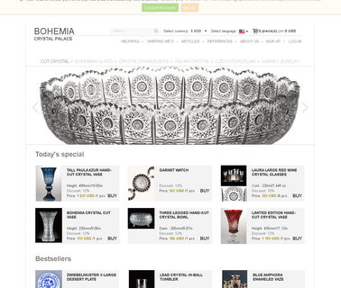 Bohemia Crystal Palace lighting porcelain
