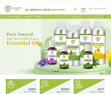 M.K. Exports India body pure