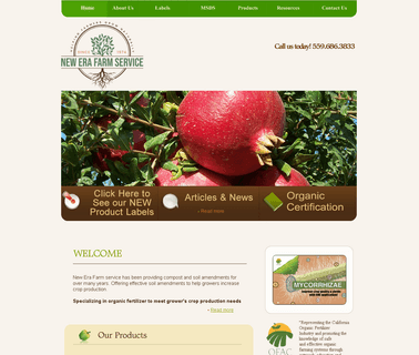 New Era Farm Service fertilizer application