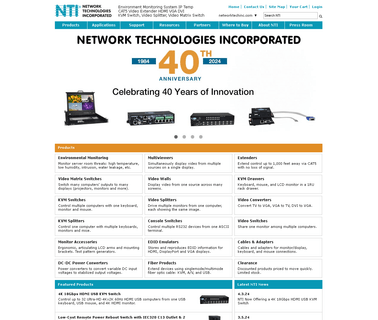 Network Technologies Inc. industry switch