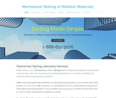 Mechanical Testing Laboratory steel alloy zinc