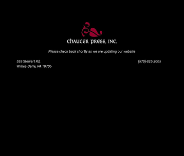 Welcome to Chaucerpress specializes printed