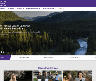 University of Washington - Environmental & Occupational healthy environment