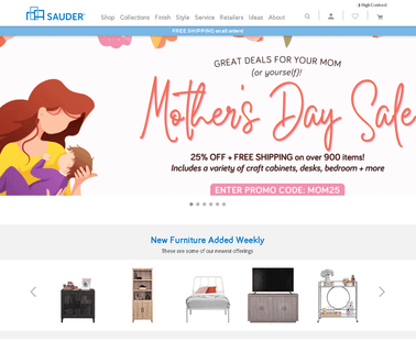 Sauder assemble furniture