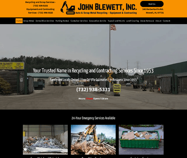 John Blewett Scrap & Waste Recycling - Equipment & Contracting demolition materials