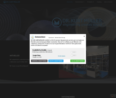 Dr. Kurt Mueller Gmbh acoustics audio
