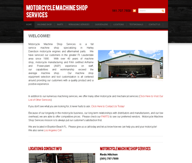 Motorcycle Machine Shop Services  machine shop