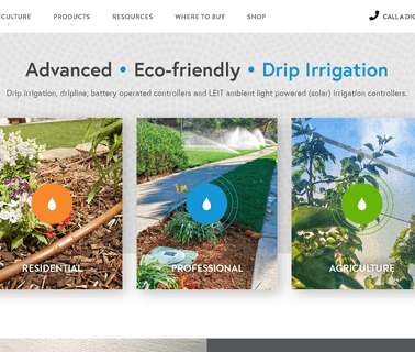 Dig Intelligent Irrigation Solution emitters irrigation