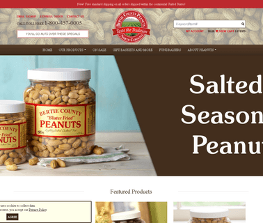 Bertie County Peanuts: Profile fried peanut