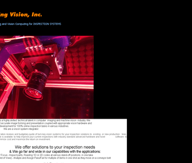 Imaging Vision - Vision System Integrator for 100% Online; industrial machine vision system