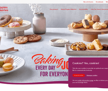 Poppies International Inc. cookies pack