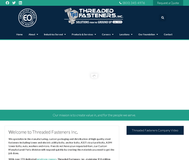 Threaded Fasteners Inc. electric power tool