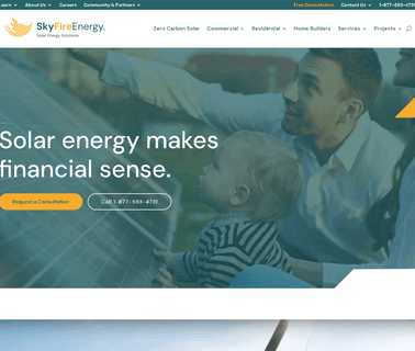 Skyfire Energy connected solar
