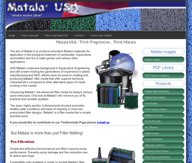 Matala Usa submersible treatment