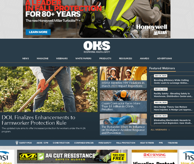 Occupational Health & Safety leading industry source