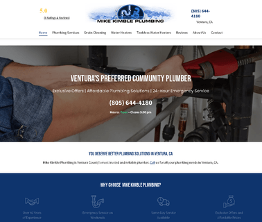 Mike Kimble Plumbing - Plumber Ventura Ca emergency water heater