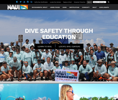 Home - Naui Worldwide training bay