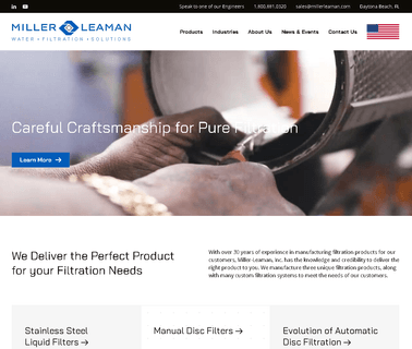 Miller-Leaman filtration equipment