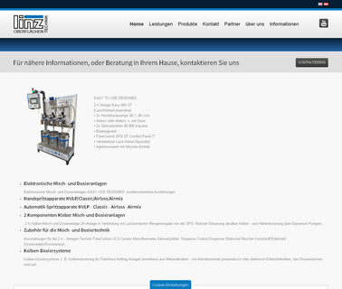 Rainer Linz Oberfaechentechnik Gmbh spray coating machine