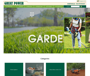 Yongkang Great-Power Industry & Trade garden power tiller