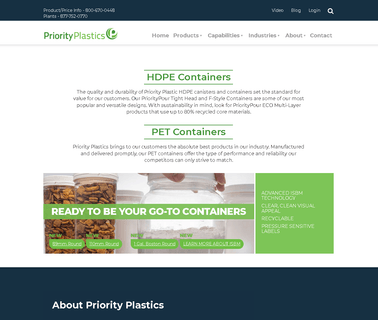 Priority Plastics sports material