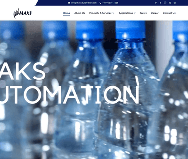 Maks Automation automatic sleeve labeling