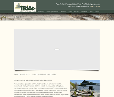 Triad Associates - Haverhill Ma - Pavers Exposed Aggregate walkways