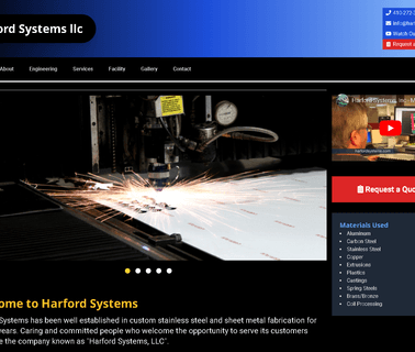 Harford Systems Inc forming metal