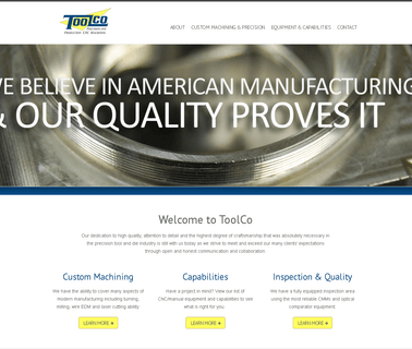 Welcome to Home | Toolco custom cut metal