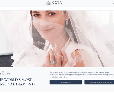 Kwiat diamond ring sapphire