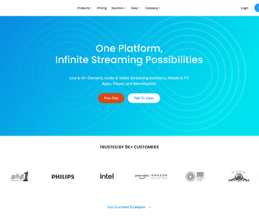 Homepage - Muvi managed platform