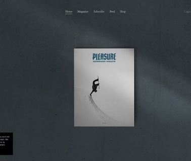 Pleasure Snowboard Magazin trade goods online