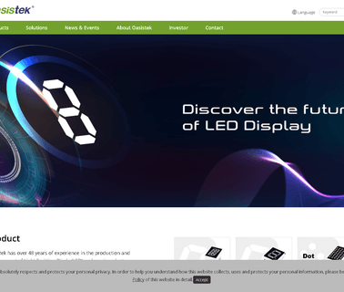 Taiwan Oasis Technology display variable