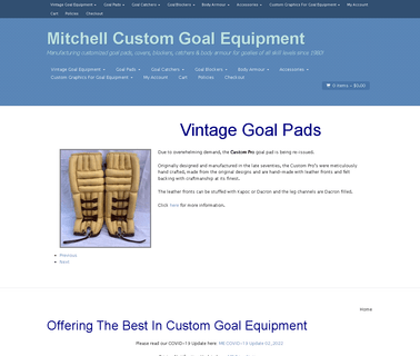 Mitchell Custom Goal Equi toronto custom