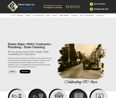 Hvac Service - Heating Cooling & Plumbing - Edwin Stipe  and cooling thermostats