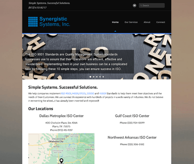 Synergistic Systems - Simple Systems. Successful Solutions control elements