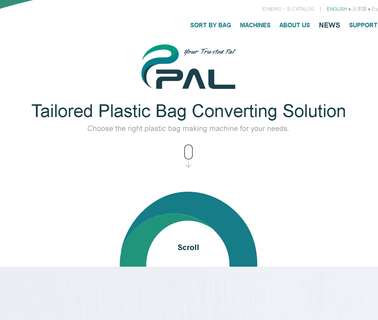 Plas Alliance die cutting bag making machine