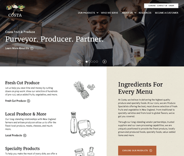 Costa Fruit & Produce Co spices fruit