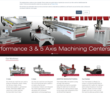 Thermwood Corporaration direction axis