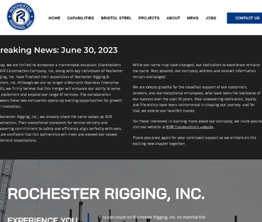 Rochesterrigging.com welding fire