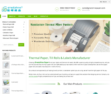 Jinan Xindong Paper thermal roll laminating