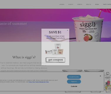 Siggi’S Dairy: Profile milk and yogurt