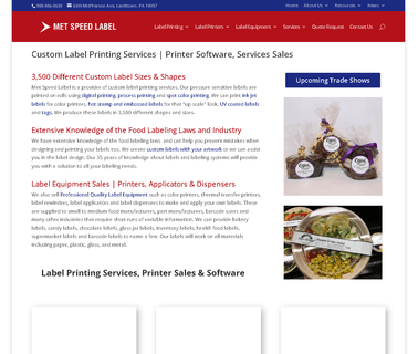 Met-Speed Label: Profile label equipment