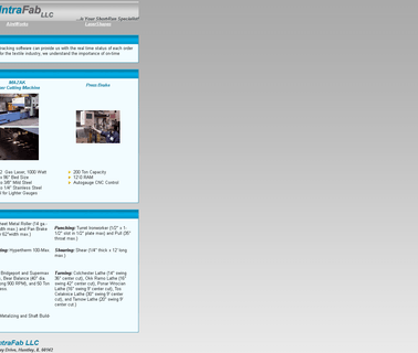Welcome to Intrafab Llc chicago machine shop