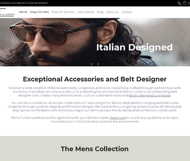 Remo Tulliani belt leather fashion